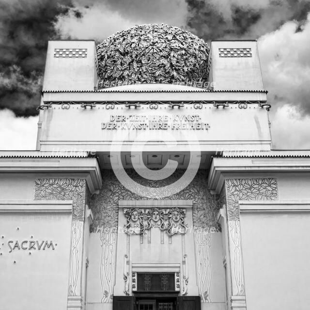 Wiener Secessionsgebaude, (1897-1898), c2014-2017. Artist: Alan John Ainsworth.