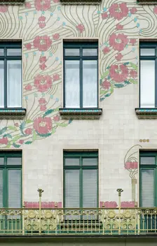 Wienzeilenhauser, Vienna, Austria, (1898), 2015. Artist: Alan John Ainsworth