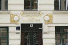 Wienzeilenhauser, Vienna, Austria, (1898), 2015. Artist: Alan John Ainsworth