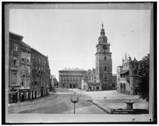 Wieza Ratuszowa, between 1910 and 1920. Creator: Harris & Ewing