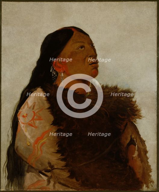 Wife of The Six, 1832. Creator: George Catlin.