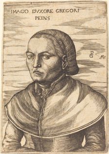 Wife of Georg Pencz. Creator: Unknown