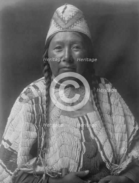Wife of Mnainak-Yakima, c1910. Creator: Edward Sheriff Curtis.