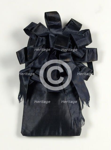 Wig bag, probably British, 1830-40. Creator: Unknown.