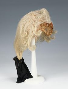 Wig, French, 1780-1800. Creator: Unknown