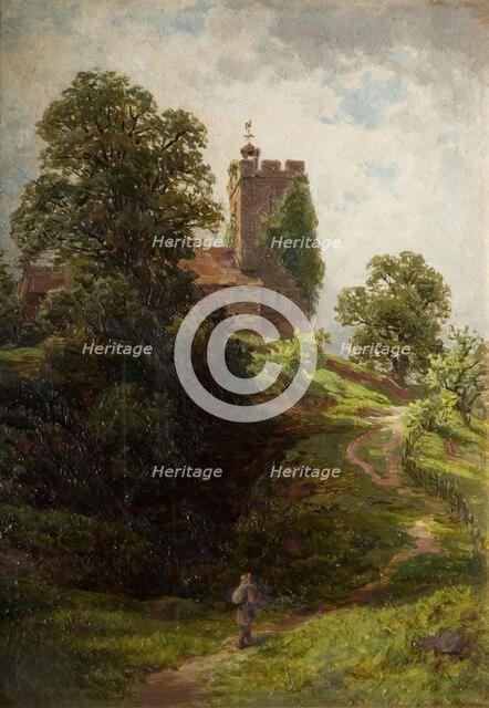 Wigmore Church, near Ludlow, 1880. Creator: Samuel Henry Baker.