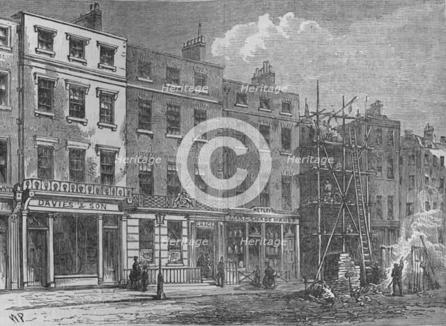 Wigmore Street, Westminster, London, 1820 (1878). Artist: Thomas Hosmer Shepherd.