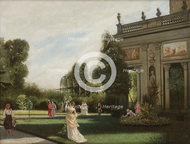 Wilanów, 1884. Creator: Kazimierz Mirecki.