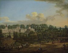 Wilanow Palace as seen from the entrance, 1776. Creator: Bellotto, Bernardo (1720-1780)