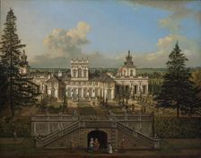 Wilanów Palace seen from the gardens, 1776. Creator: Bellotto, Bernardo (1720-1780)