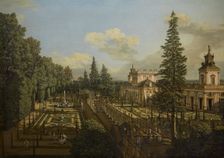 Wilanów Palace seen from the gardens, 1777