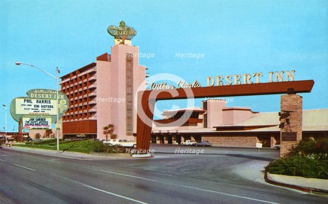 Wilbur Clark's Desert Inn Hotel and Casino, Las Vegas, Nevada, USA, 1966. Artist: Unknown