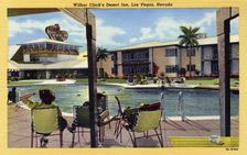 Wilbur Clark's Desert Inn, Las Vegas, Nevada postcard, 1950