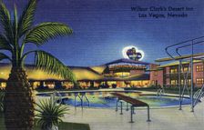 Wilbur Clark's Desert Inn, Las Vegas, Nevada postcard, 1951