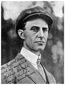 Wilbur Wright, American aviation pioneer, 1908 (1956)