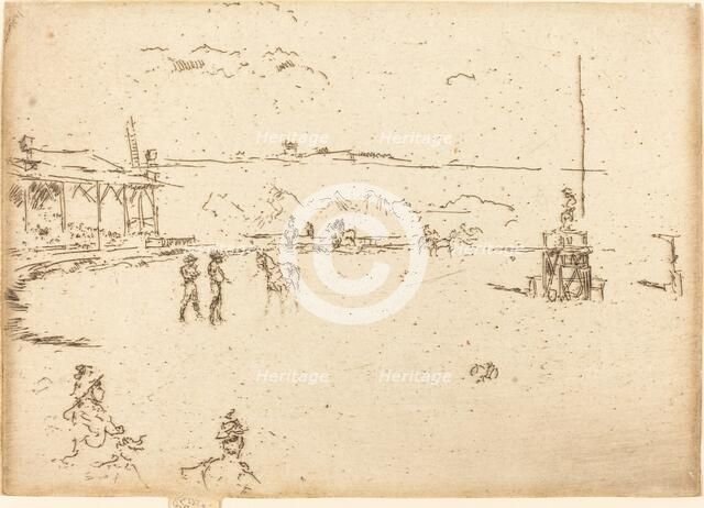 Wild West, Buffalo Bill, 1887. Creator: James Abbott McNeill Whistler.