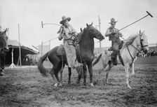 Wild West Polo, Coney Isl., between c1910 and c1915. Creator: Bain News Service