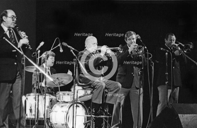 Wild Bill Davison, Lewisham Jazz Festival, Oct 1986.  Creator: Brian O'Connor.