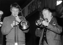 Wild Bill Davison, Roy Williams, Hitchin, Hertfordshire, 1967. Creator: Brian Foskett