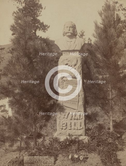 Wild Bill's Monument James B Hickoc [ie Hickok], alias "Wild Bill," born May 27, 1837 at..., 1891. Creator: John C. H. Grabill.