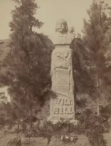 Wild Bill's Monument James B Hickoc [ie Hickok], alias "Wild Bill," born May 27, 1837 at..., 1891. Creator: John C. H. Grabill