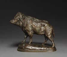 Wild Boar, 19th century. Creator: Antoine-Louis Barye (French, 1796-1875), probably by
