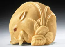 Wild Boar, Mid- to late 19th century. Creator: Kaigyokusai Masatsugu