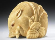 Wild Boar, Mid- to late 19th century. Creator: Kaigyokusai Masatsugu