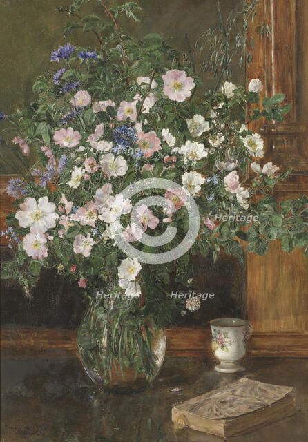 Wild Briar Roses, 1908. Creator: Anna Munthe-Norstedt.