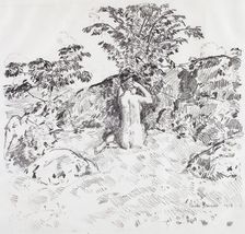 Wild Cherry Tree, 1918. Creator: Frederick Childe Hassam