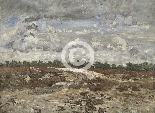 Wild Country in the Forest of Fontainebleau, 1876. Creator: Carl Fredrik Hill.