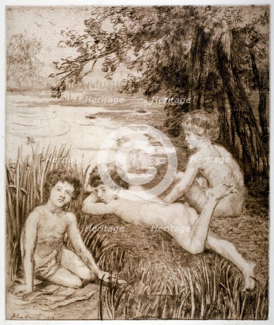 'Wild Duck', 1913.               Artist: Anna Lea Merritt
