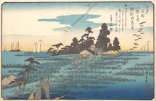Wild Geese at Haneda, 19th century. Creator: Ando Hiroshige