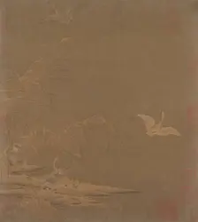 Wild Geese in Winter, 13th century. Creator: Unknown