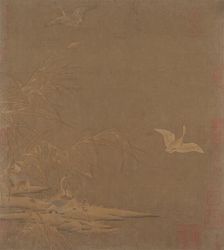 Wild Geese in Winter, 13th century. Creator: Unknown