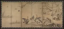 Wild Geese, late 1500s-early 1600s. Creator: Kano Sanraku (Japanese, 1559-1635)