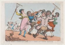 Wild Irish, or Paddy from Cork with his Coat Buttoned Behind, 1818., 1818. Creator: Thomas Rowlandson