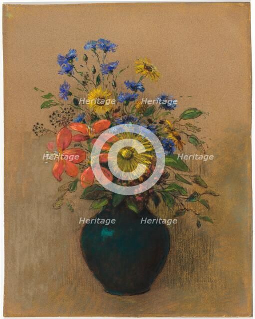 Wildflowers, c. 1905. Creator: Odilon Redon.