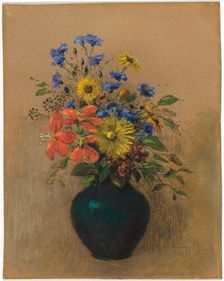 Wildflowers, c. 1905. Creator: Odilon Redon