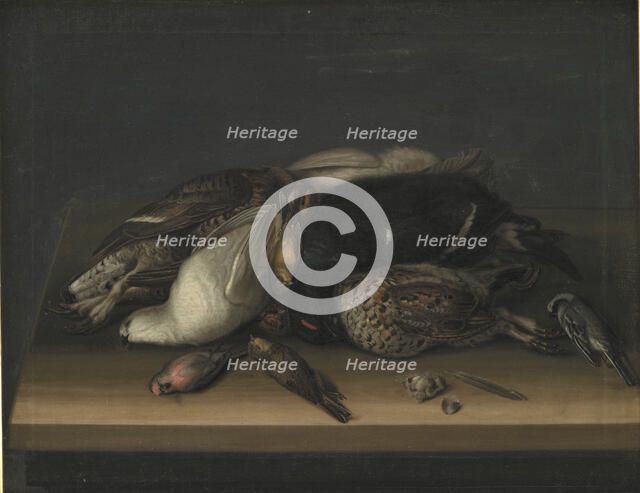 Wildfowl on a Wooden Table, 1648-1681. Creator: Jacob Biltius.