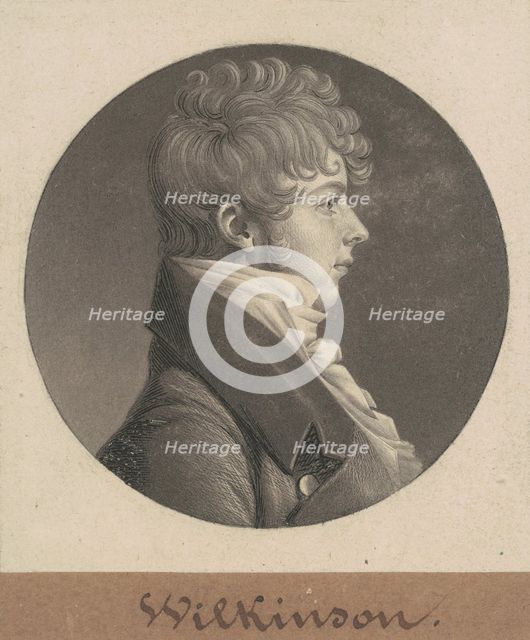 Wilkinson, 1804. Creator: Charles Balthazar Julien Févret de Saint-Mémin.