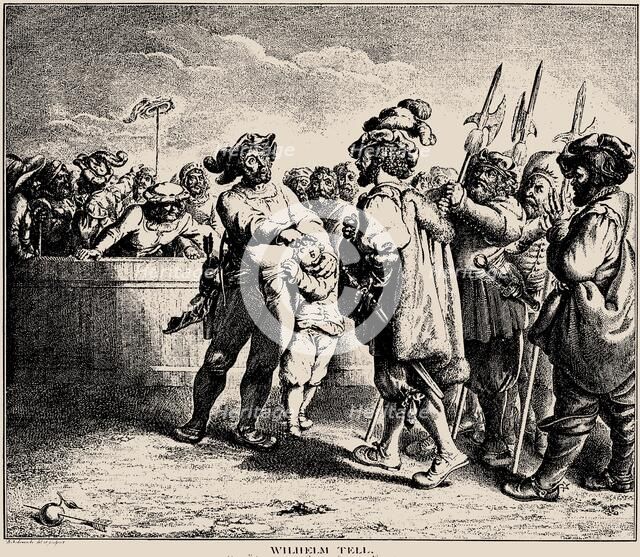 Wilhelm Tell, 1781. Creator: Chodowiecki, Daniel Nikolaus (1726-1801).
