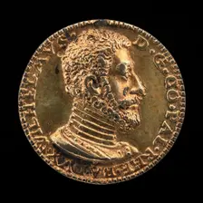 Wilhelm V, 1548-1626, Duke of Bavaria [obverse], 1568. Creator: Unknown