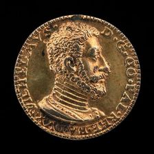 Wilhelm V, 1548-1626, Duke of Bavaria [obverse], 1568. Creator: Unknown