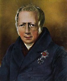 Wilhelm von Humboldt 1767-1835. - Gemälde von Fr. Krüger 1934. Creator: Unknown