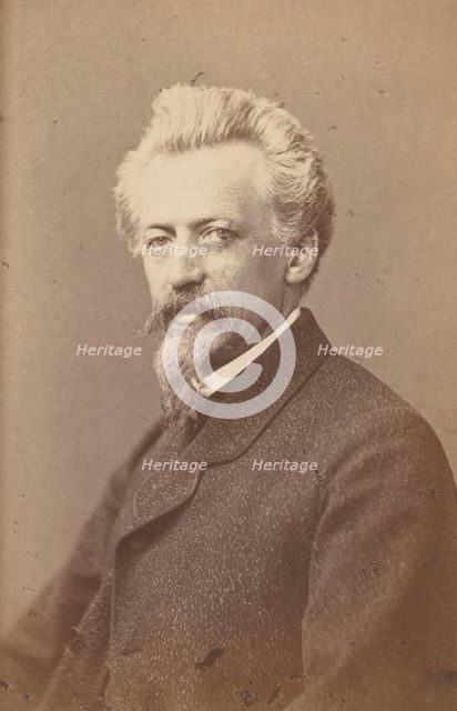 [Wilhelm Amberg], 1860s. Creator: Loescher & Petsch.