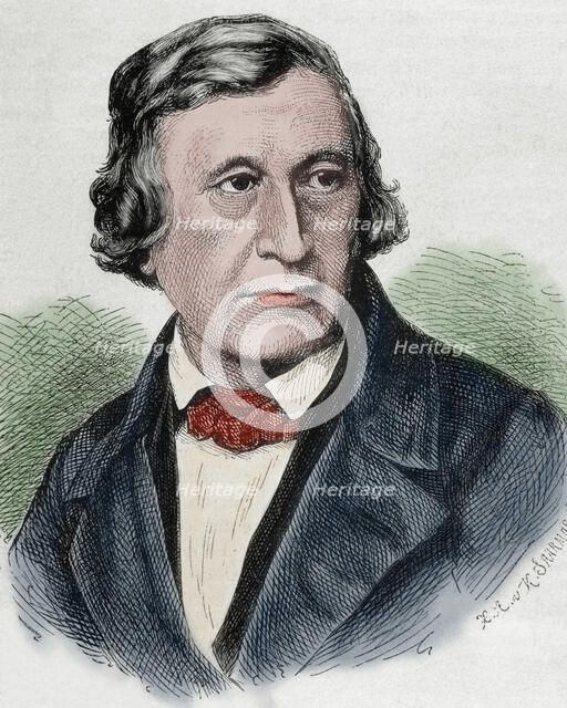 Wilhelm Grimm, 19th century.  Creator: Unknown.