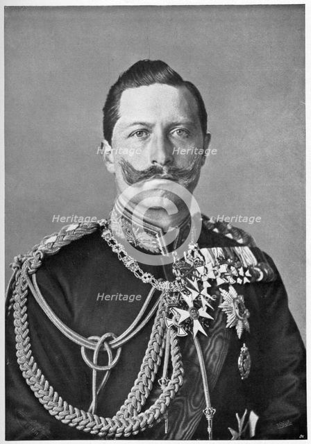 Wilhelm II, Emperor of Germany, 1900.Artist: Reichard & Lindner