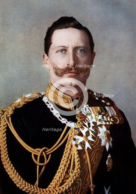 Wilhelm II, Emperor of Germany and King of Prussia, late 19th-early 20th century. Artist: Reichard & Lindner