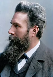Wilhelm Konrad von Roentgen, German physicist, 1901 Creator: Unknown